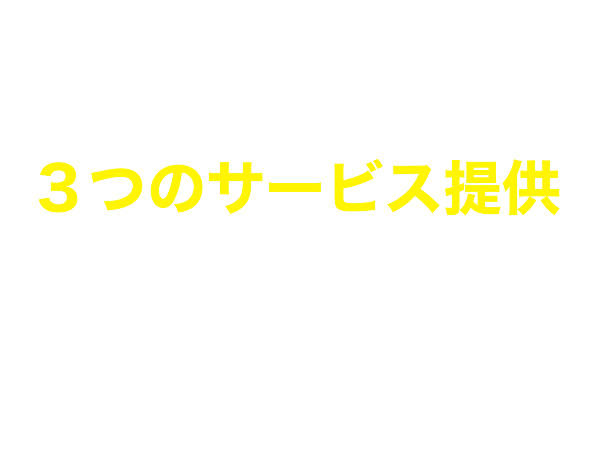 超硬素材・超硬加工ソリューションナビは、３つのサービス提供によって皆様の課題を解決することをお約束します。